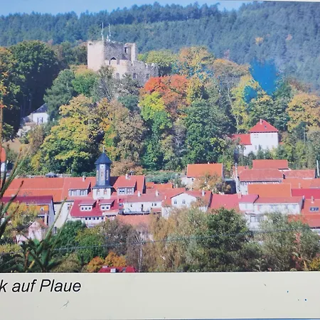 Ferienwohnung Burgblick Plaue  Exterior foto